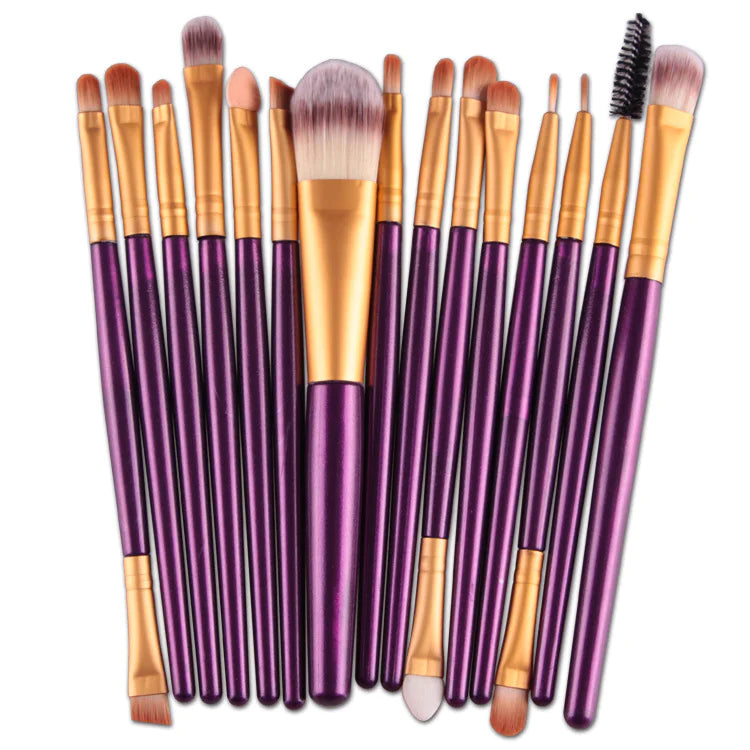 15 Pieces Makeup Brush Set