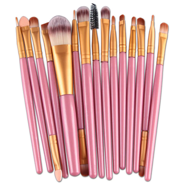 15 Pieces Makeup Brush Set