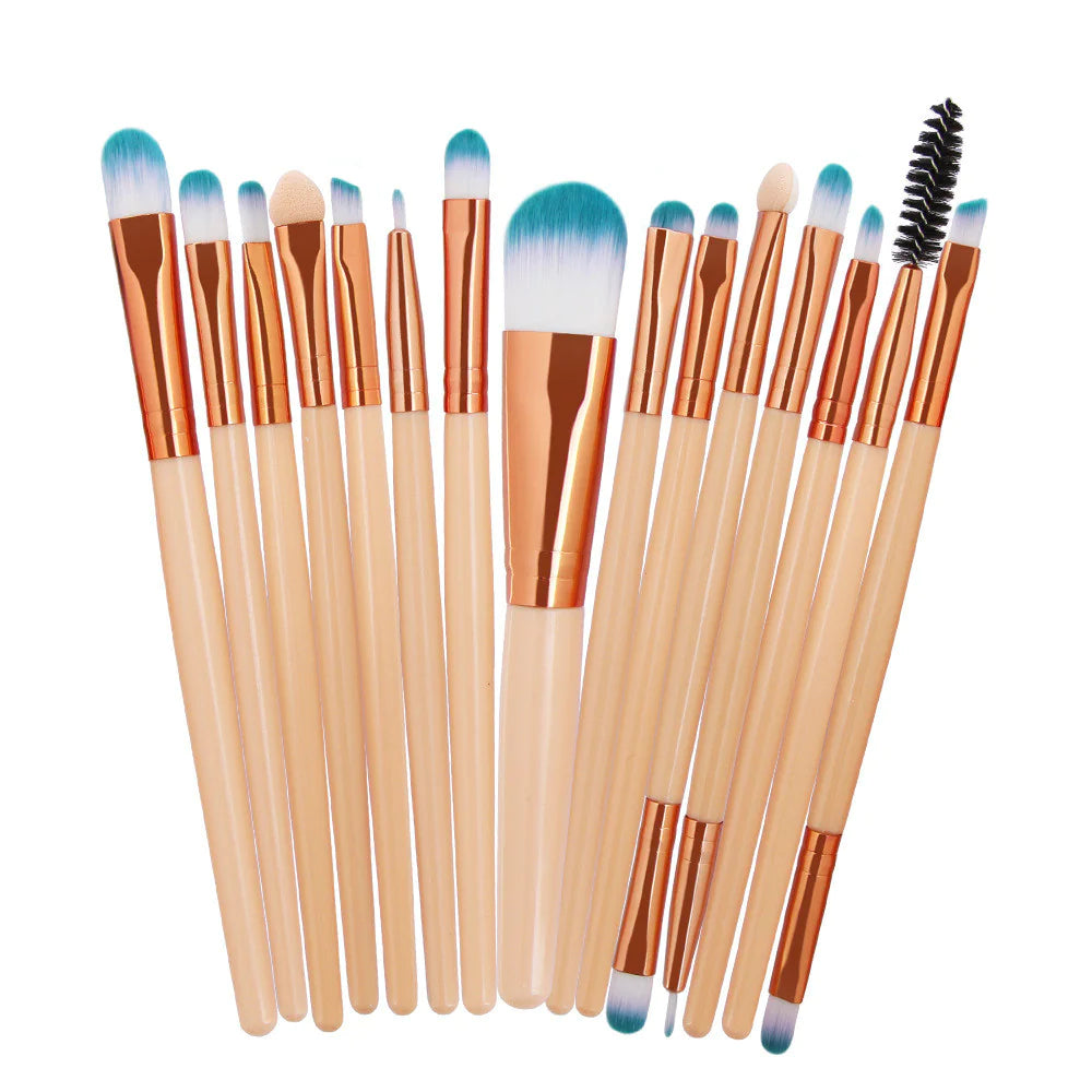 15 Pieces Makeup Brush Set